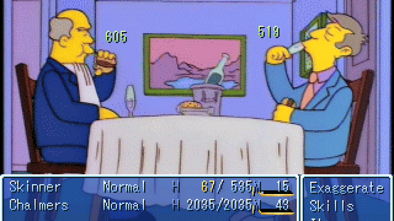 Steamed Hams, but it's RPGMaker2003! Screenshot