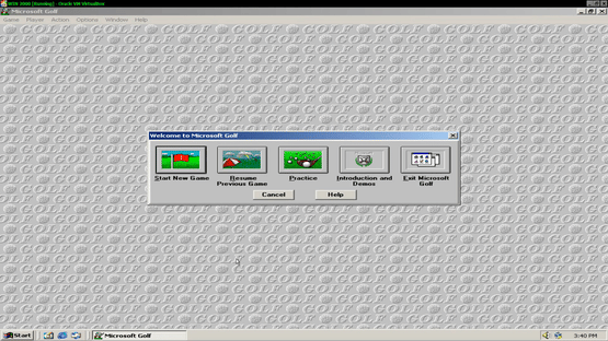 Microsoft Golf: Multimedia Edition Screenshot