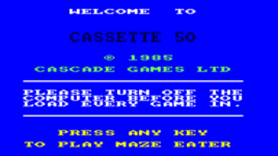 Cassette 50 Screenshot