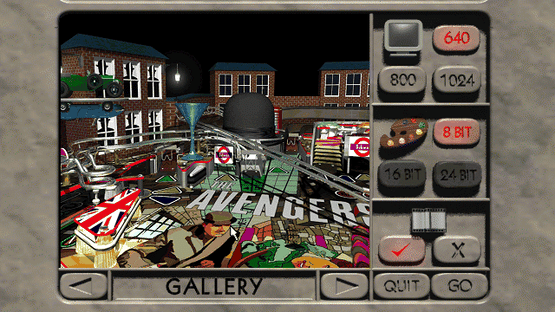 The Avengers Pinball Screenshot