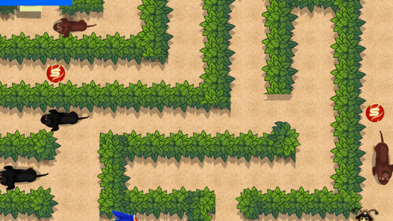 Sonic vs. Dogs Screenshot