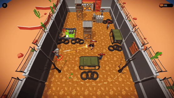 Anime Girls: Wasteland Shootout Screenshot