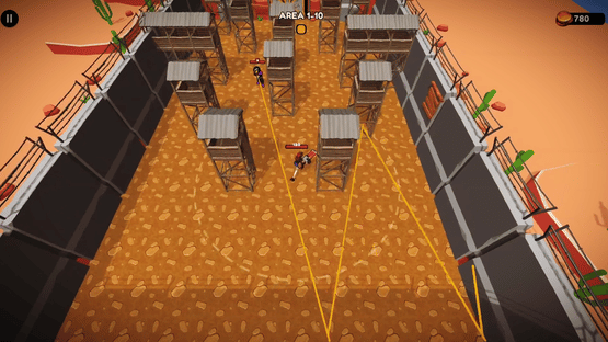 Anime Girls: Wasteland Shootout Screenshot