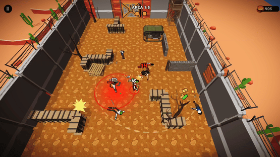 Anime Girls: Wasteland Shootout Screenshot