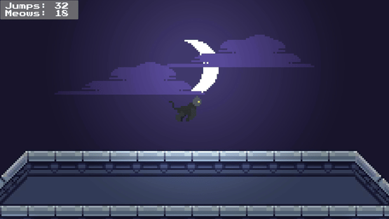 Rooftop Rascal: The Midnight Cat Screenshot