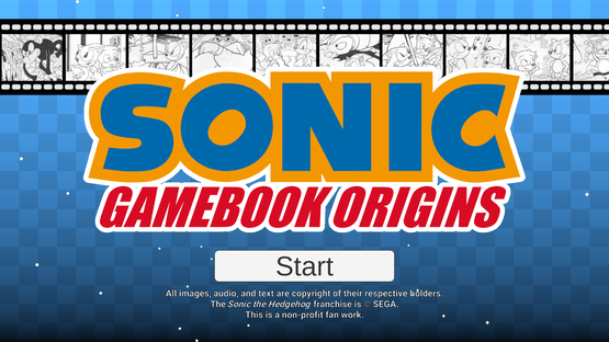 Sonic Gamebook Origins Screenshot