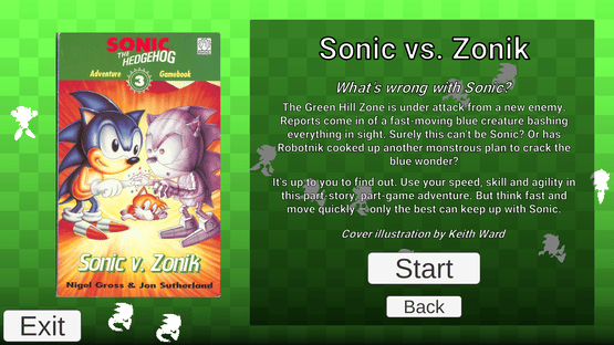 Sonic Gamebook Origins Screenshot