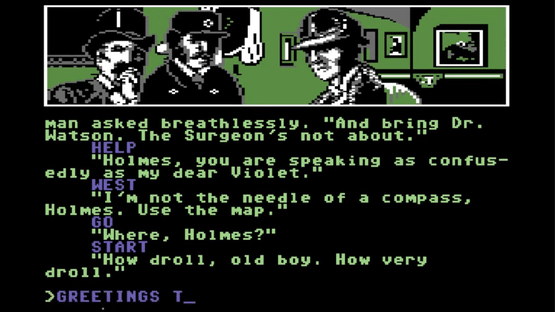 Sherlock Holmes in "Another Bow" Screenshot