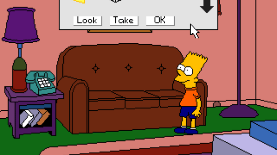 Bart's Quest For TV Screenshot