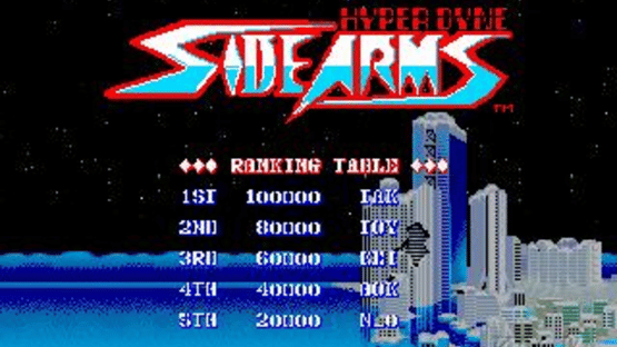 Side Arms: Hyper Dyne Screenshot