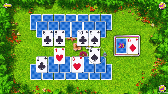 Summer Tri-Peaks Solitaire Screenshot