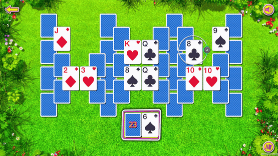 Summer Tri-Peaks Solitaire Screenshot