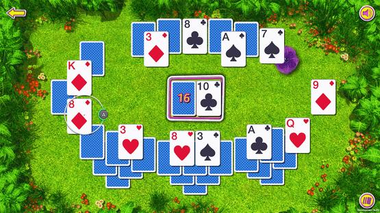 Summer Tri-Peaks Solitaire Screenshot