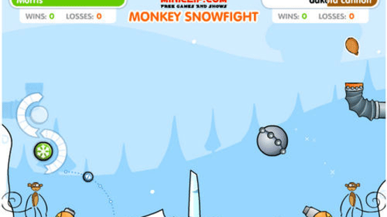 Monkey Snowfight Screenshot