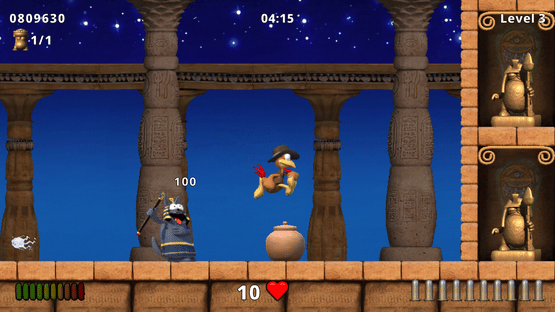 Moorhuhn Jump and Run: Traps and Treasures 3 Screenshot