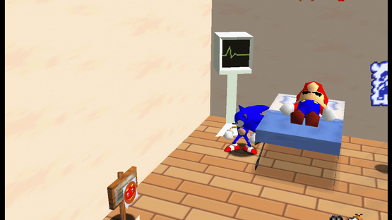 Sonic In Mario's Mind Screenshot