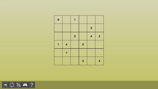 My Sudoku: Classic 6x6 Easy 6 Screenshot