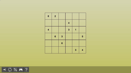 My Sudoku: Classic 6x6 Easy 6 Screenshot