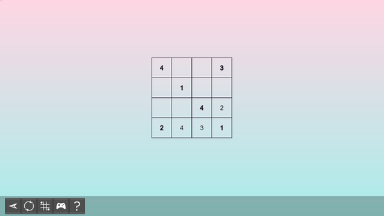 My Sudoku: Classic 4x4 Easy 9 Screenshot