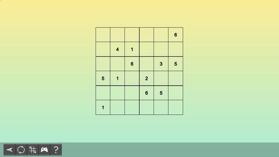 My Sudoku: Classic 6x6 Easy 4 Screenshot