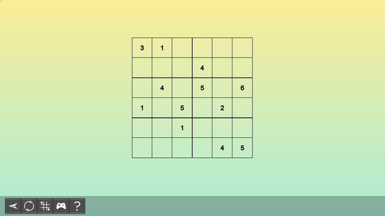 My Sudoku: Classic 6x6 Easy 4 Screenshot
