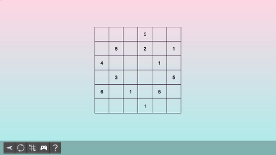 My Sudoku: Classic 6x6 Medium 1 Screenshot