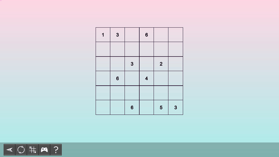 My Sudoku: Classic 6x6 Medium 1 Screenshot
