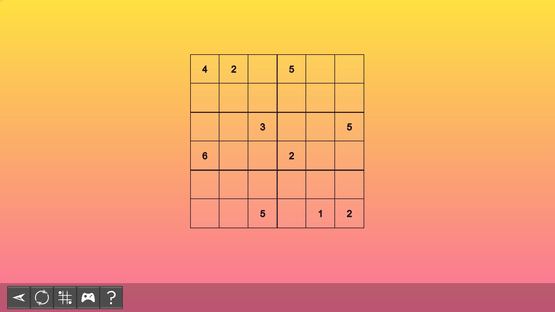My Sudoku: Classic 6x6 Medium 6 Screenshot