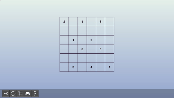 My Sudoku: Classic 6x6 Medium 3 Screenshot