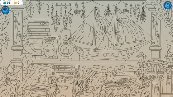 Hidden Capybaras with Orange in the Whimsical Library screenshot 6