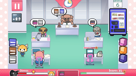 Aggretsuko Office Rush Screenshot