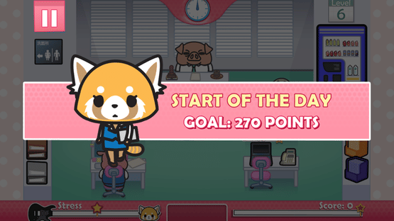 Aggretsuko Office Rush Screenshot