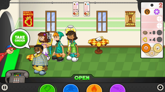 Papa's Pizzeria Deluxe Screenshot