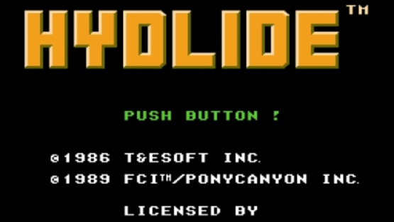 Hydlide Screenshot