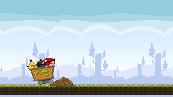 Angry Birds: Dangerous Railroad Screenshot