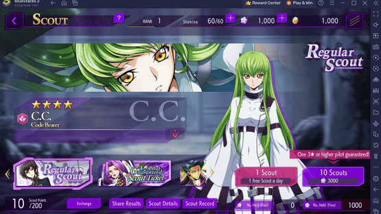 Code Geass: Lost Stories Screenshot