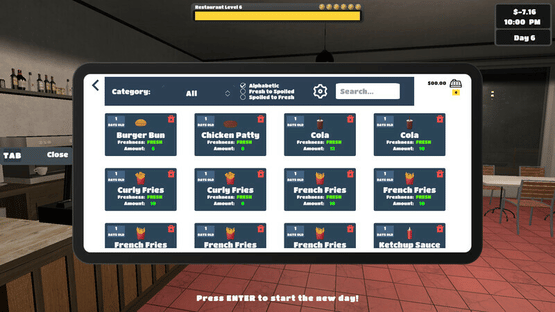 Restaurant Owner: A Restaurant Simulator Screenshot