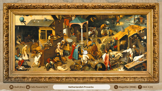 Cats of Mona Lisa: A Hidden Object Game Screenshot
