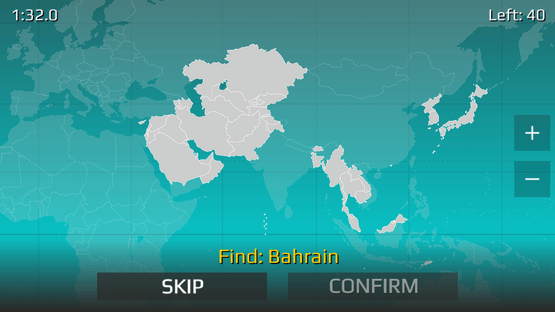 World Map Quiz Screenshot