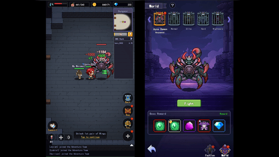 Pixel Dungeon RPG Screenshot
