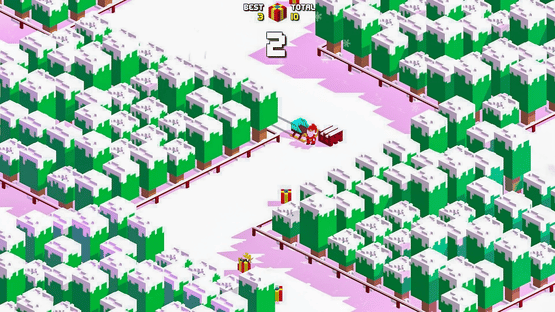 Retro Santa Run Screenshot