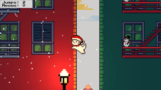 Rooftop Rascal: The Claus Cat Screenshot