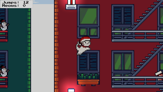 Rooftop Rascal: The Claus Cat Screenshot