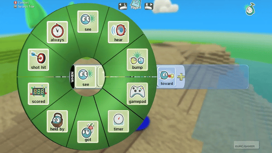 Kodu Game Lab Screenshot