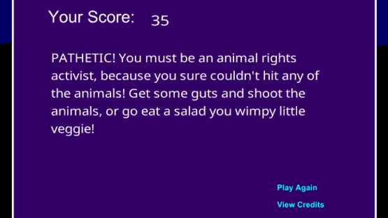 PETA: Painful Extinction Through Assault Screenshot