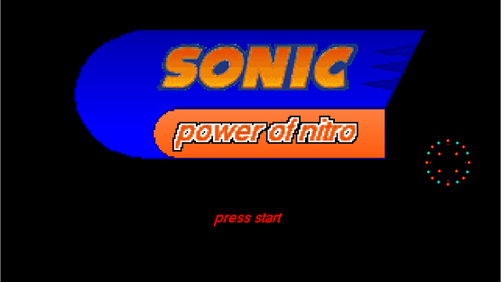 Sonic Power of Nitro Screenshot