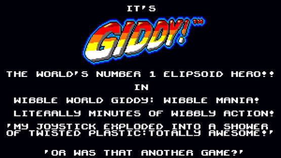 Wibble World Giddy: Wibble Mania! Screenshot