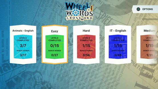Wheel of Words: Crossword Screenshot