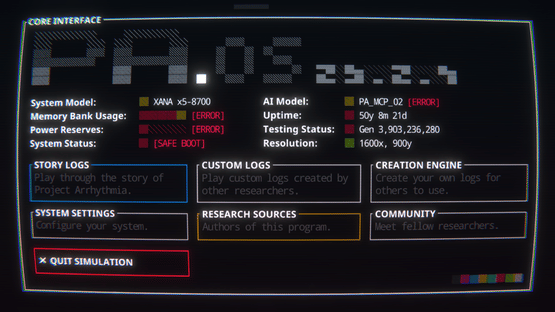 Project Arrhythmia Screenshot