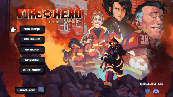 Fire Hero: Pixel Rescue Screenshot